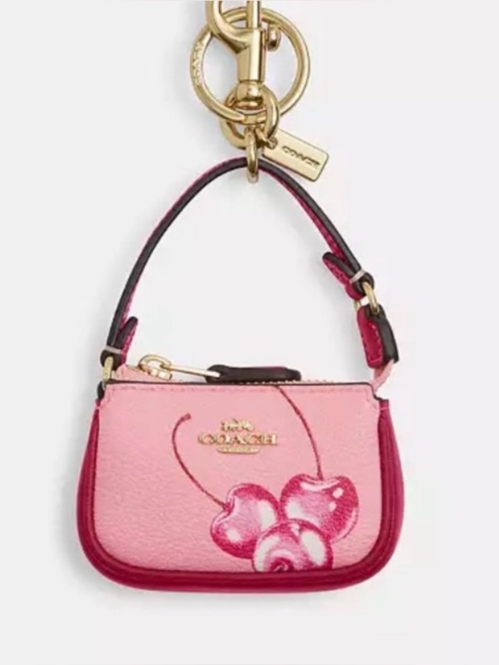 Coach Cherry Purse Charm